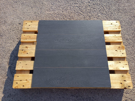 Piastrelle 19x78.9 Natural rovere antracite rettificato matt