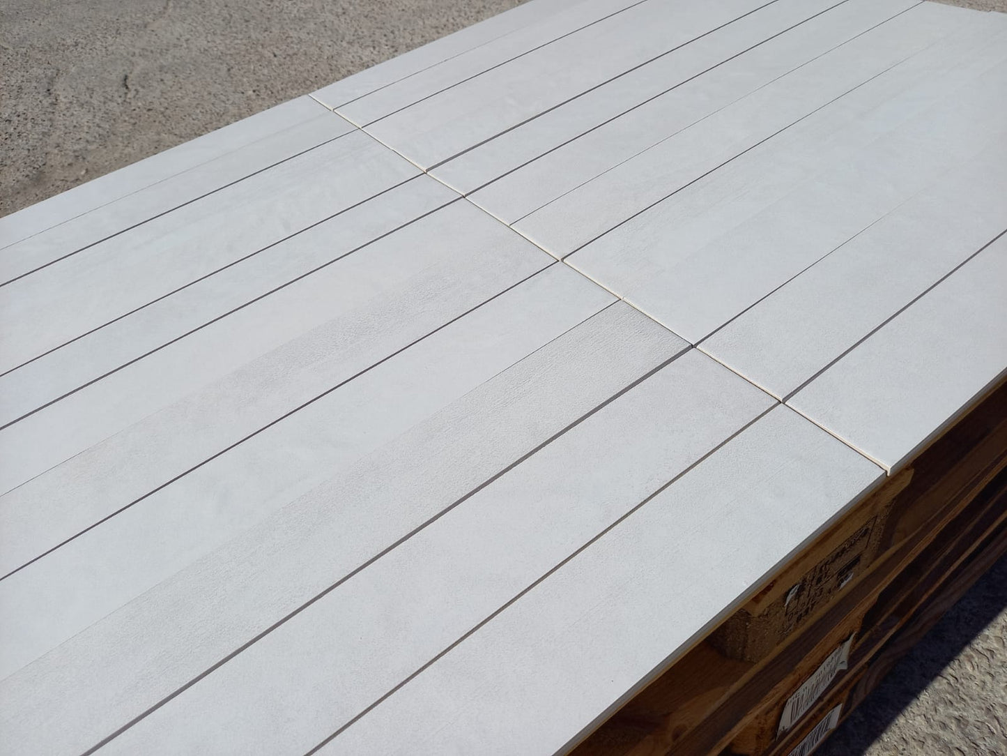 Piastrelle 7.5x60 Elementi farina bianco