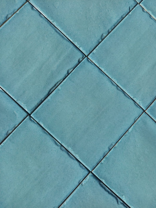 Piastrelle 10x10 Acquamarine matt