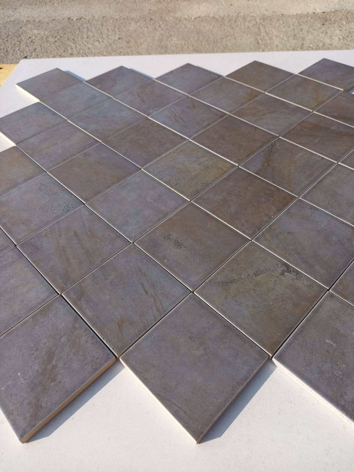 Piastrella 10x10 Pietra antracite matt