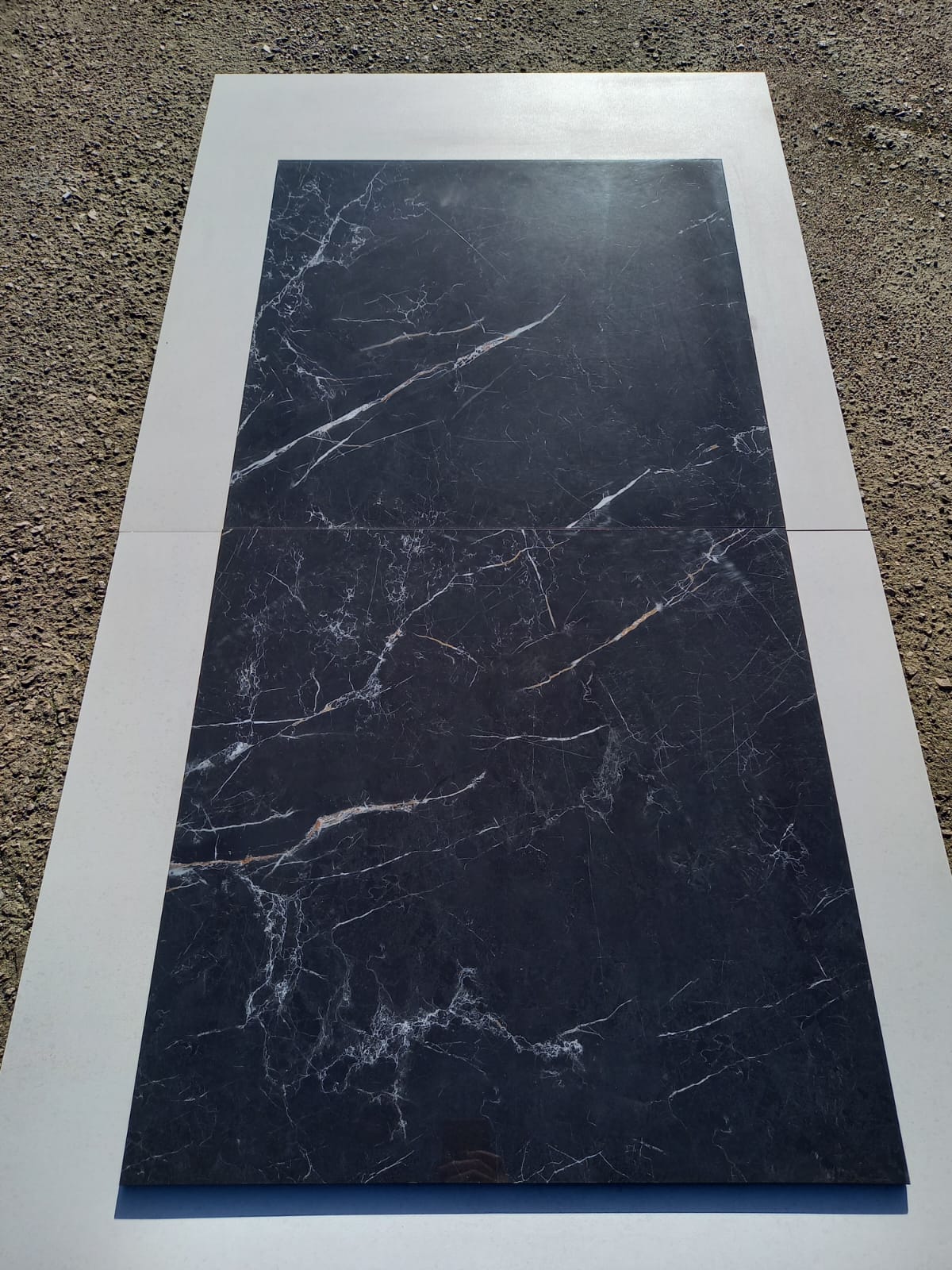 Piastrelle 60x60 Murano noir brill gold rettificato glossy