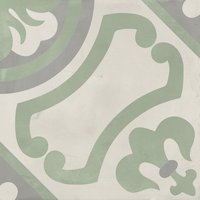 Piastrelle 20x20 Serie Terra art tea giglio sm matt verde grigio bianco