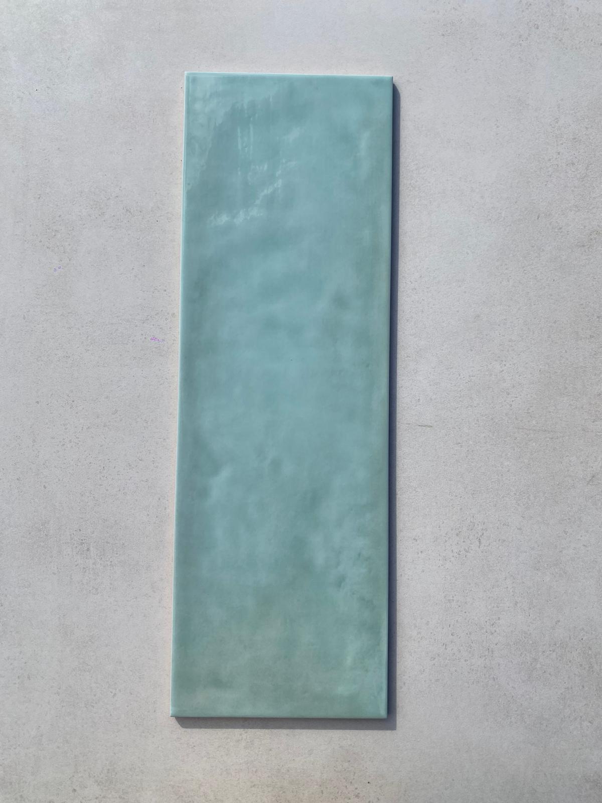 Piastrelle 20x60 Shades verde chiaro lucido