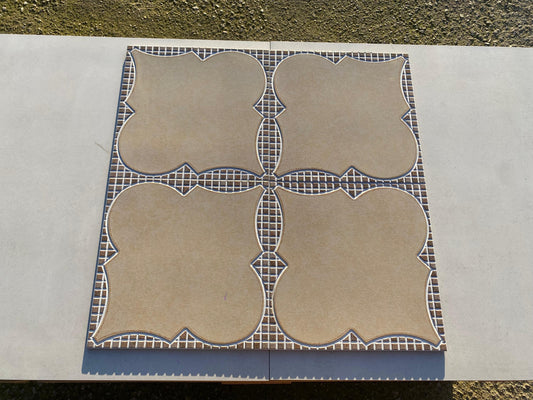 Piastrelle 35.5x35.5 Liberty moresco decorato beige