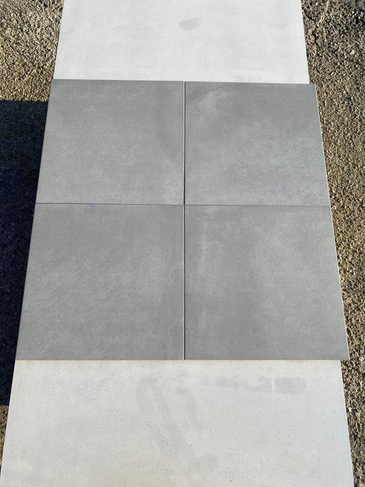 Piastrelle 41x41 Land acero