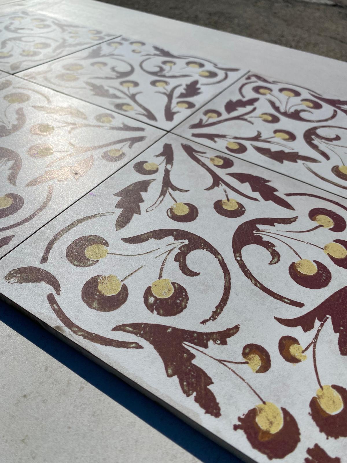 Piastrelle Storie d'Italia s5 rettificato matt rosso giallo