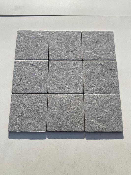 Piastrelle 15x15 Porfido perla pietra da esterno R11