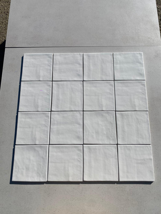 Piastrelle 15x15 Epoque bianco opaco