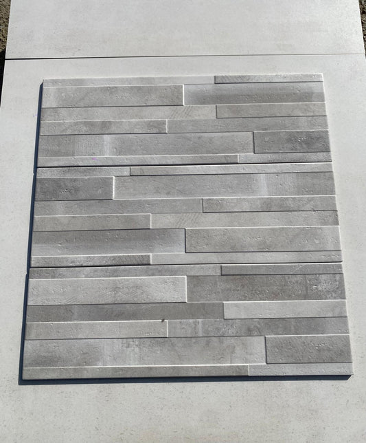 Piastrelle 20x60 Atelier bianco muretto Rivestimento da esterno