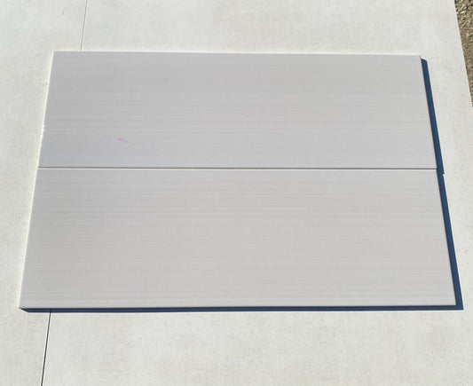 Piastrelle 25x75 Linear grigio lucido