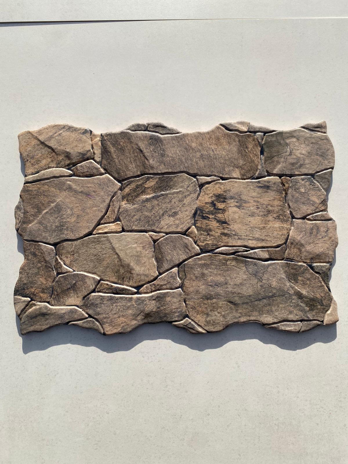 Piastrelle 34x50 Ribassos grigio da esterno