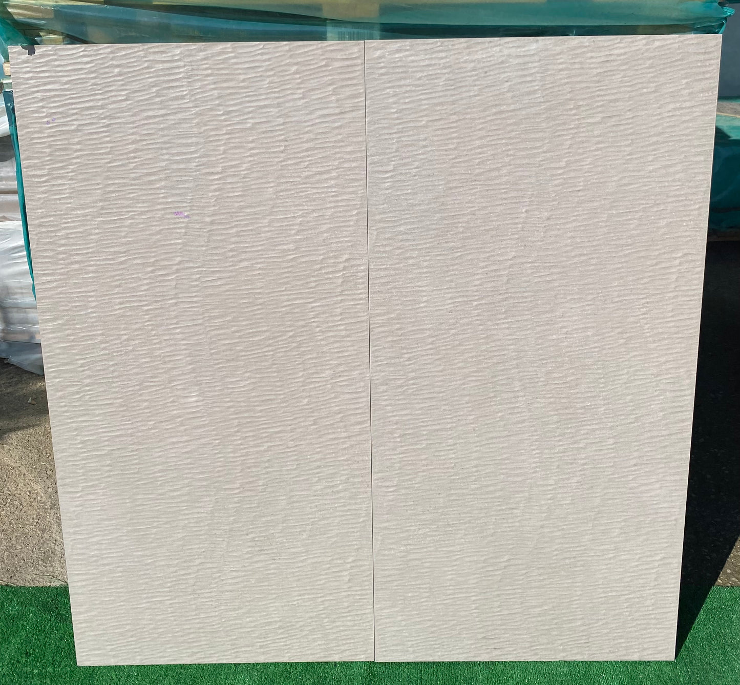 Piastrelle 60x120 Phase ecru storm trama rettificato cemento