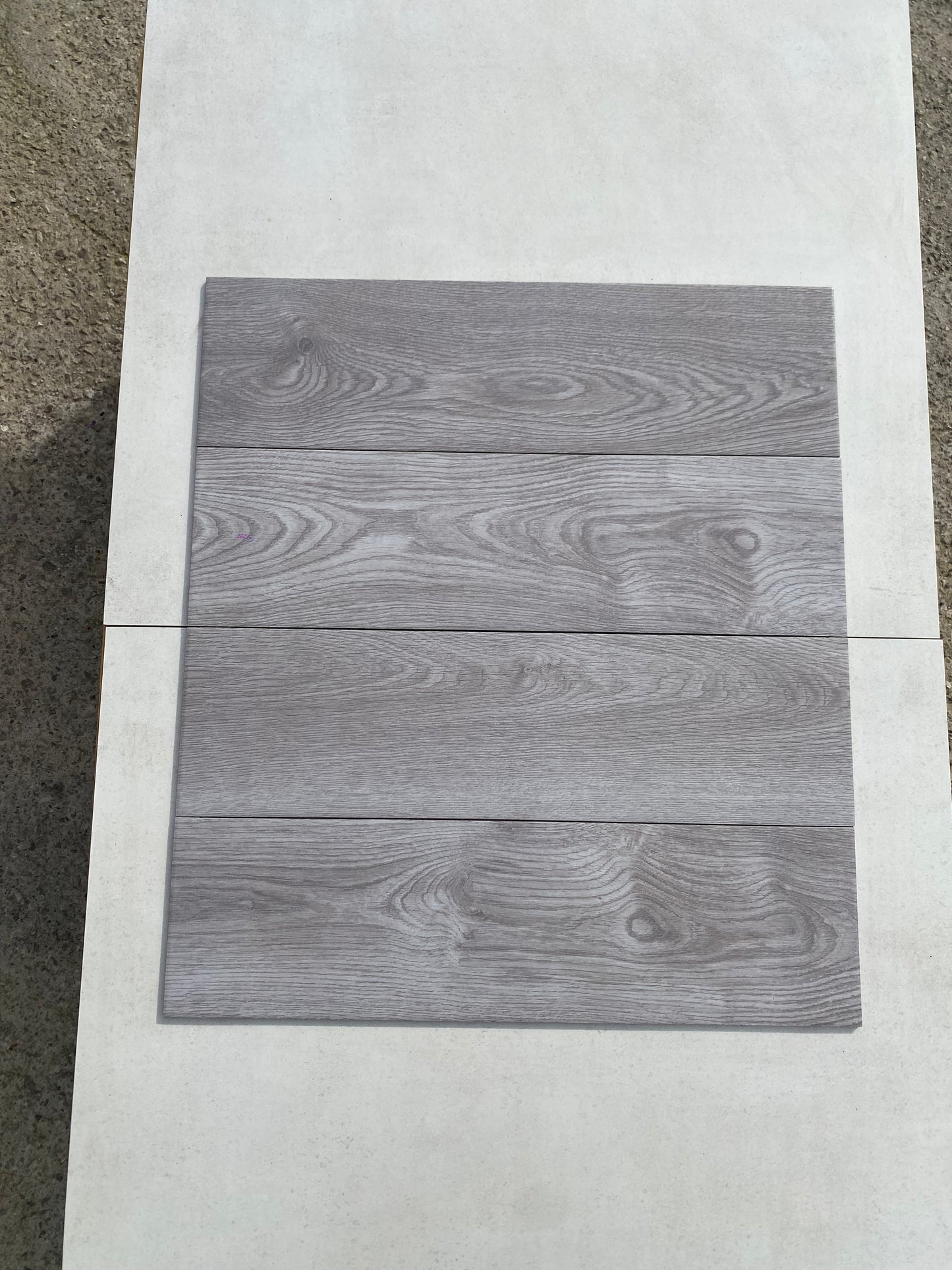 Piastrelle 18x62 Ash grigio opaco