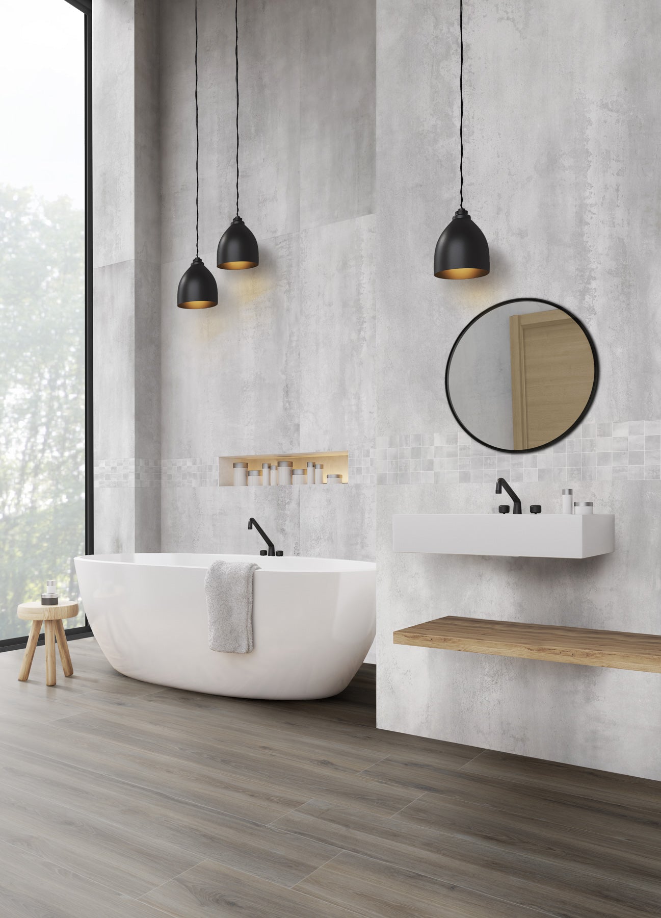 Piastrelle 60x120 Oxidatio lithium rettificato bianco metallo matt