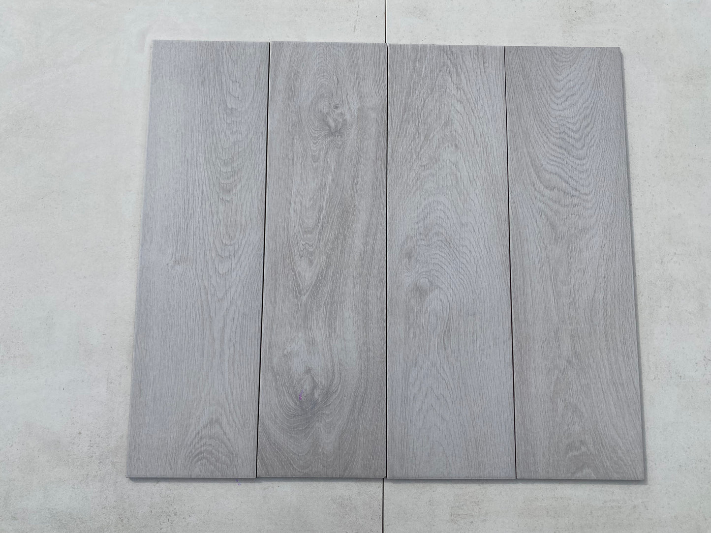 Piastrelle 18x62 Ash bianco opaco