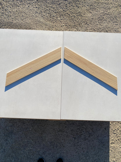 Piastrelle 9.7x53 Essence cedar A+B legno taglio chevron