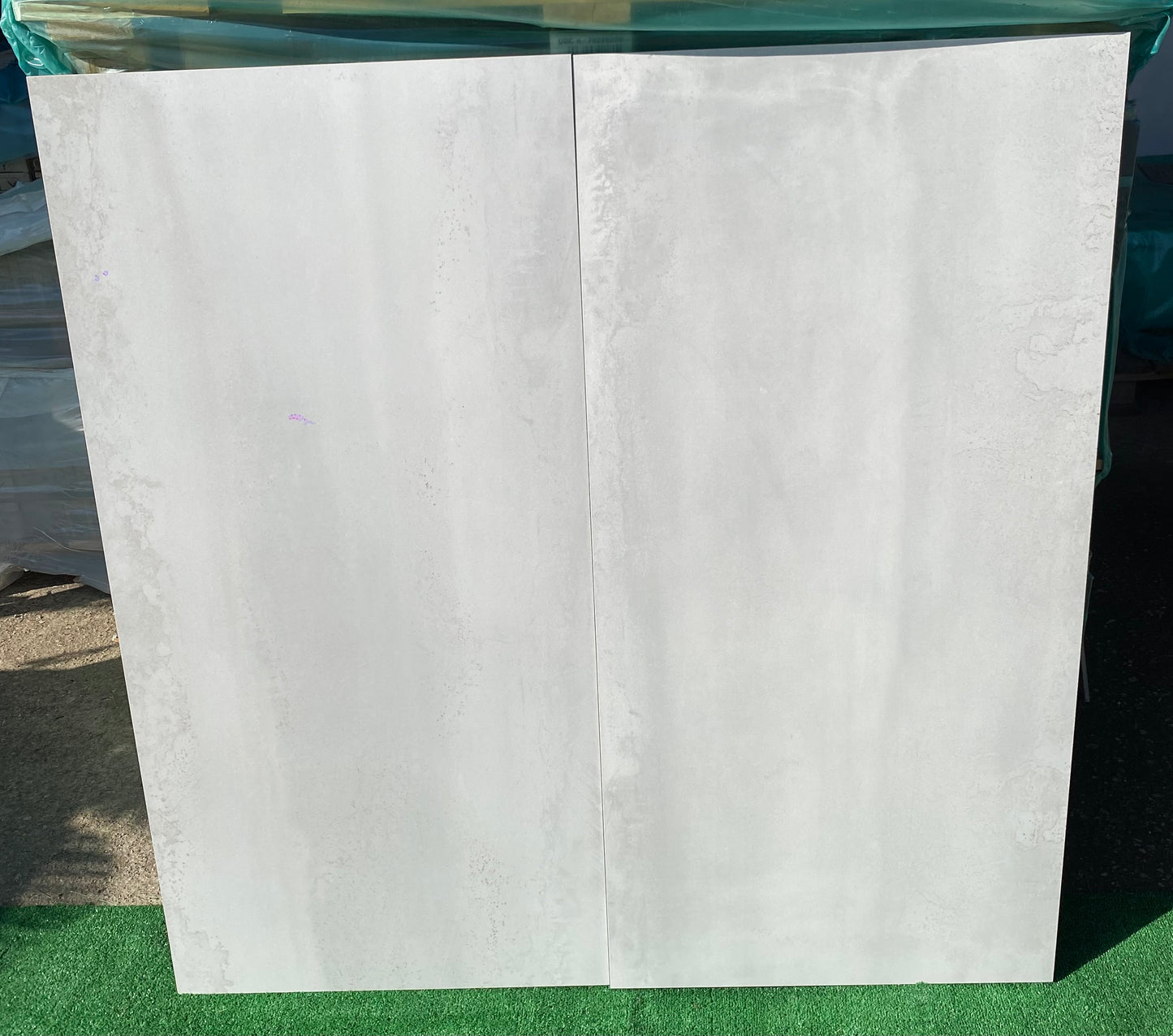Piastrelle 60x120 Oxidatio lithium rettificato bianco metallo matt