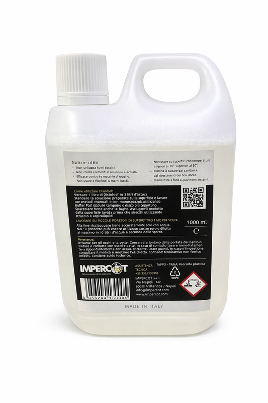 Disinfosf 1000 ml - Detergente professionale per lo sporco da cantiere e calcare
