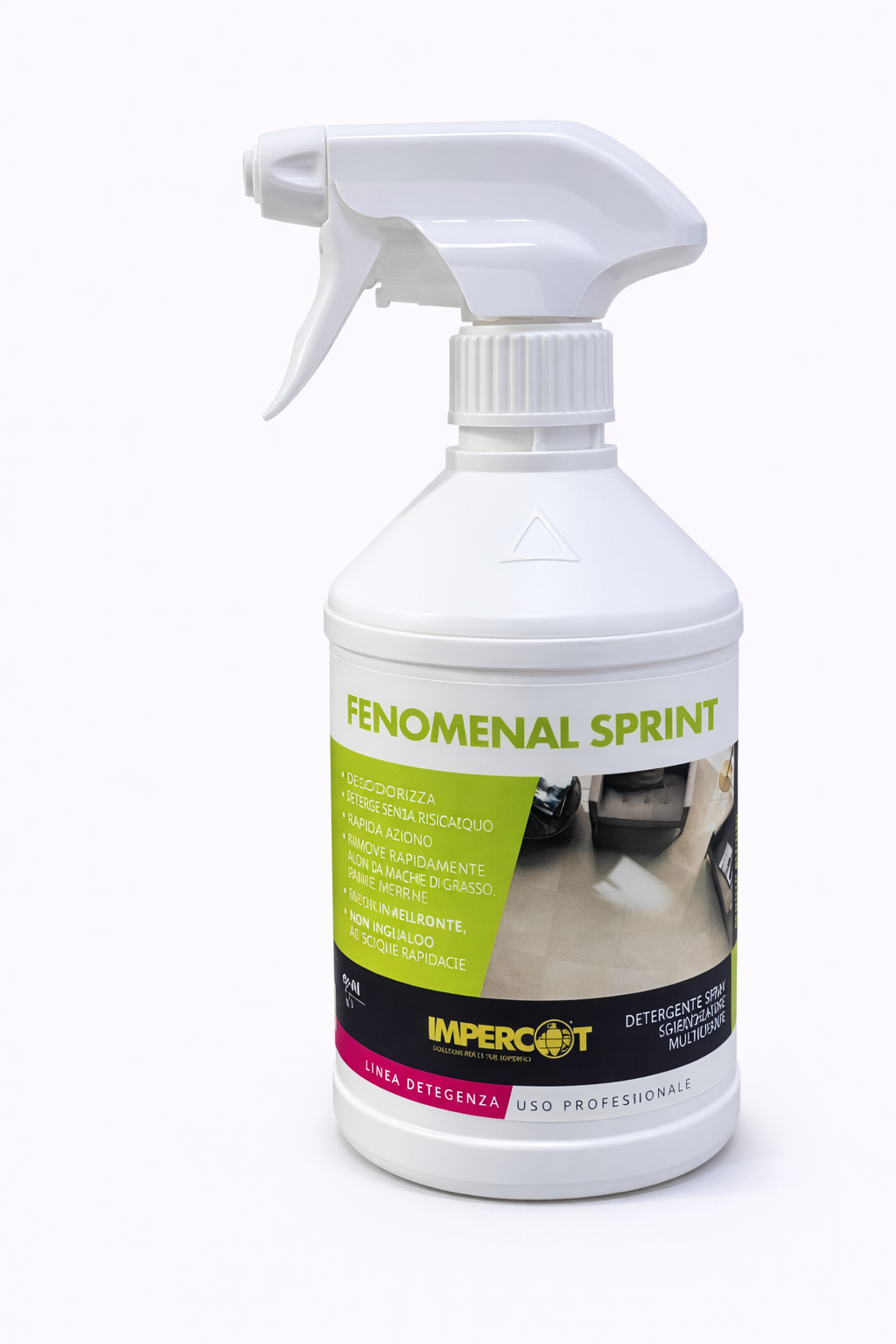 Fenomenal sprint 500 ml - Detergente professionale per pavimenti e fughe