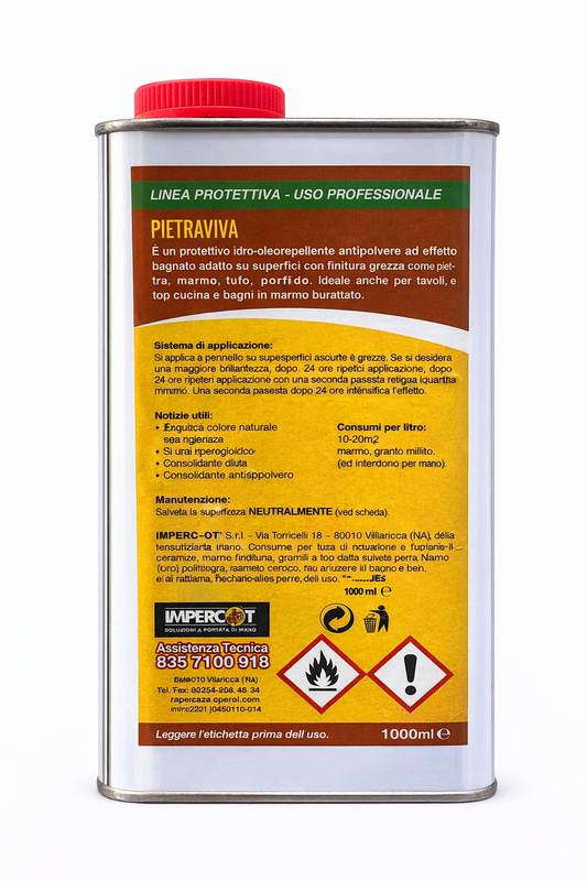 Pietraviva 1000 ml - Protettivo per pietre
