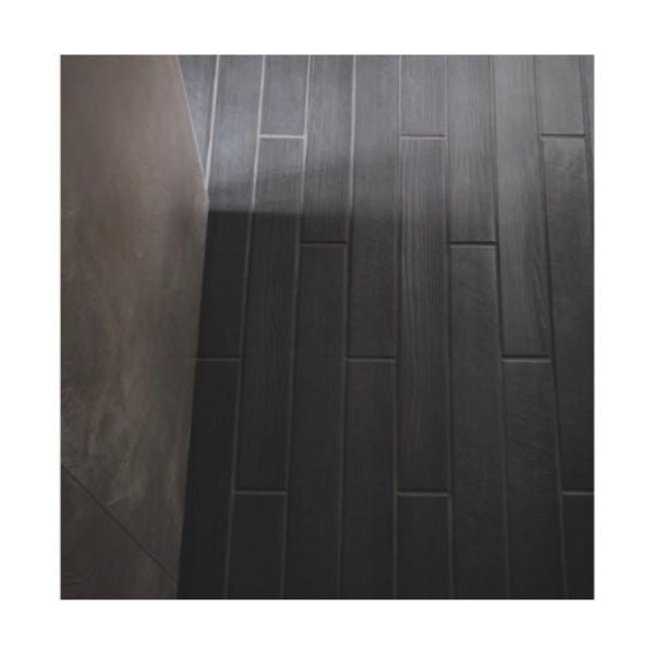 Piastrelle 7.5x60 Elementi nero legno