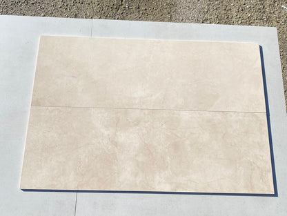 Piastrelle 30.5x91.5 Delux beige marmo rettificato lucido