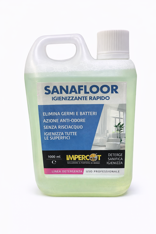 Sanafloor 1000 ml - Detergente professionale igienizzante per pavimenti