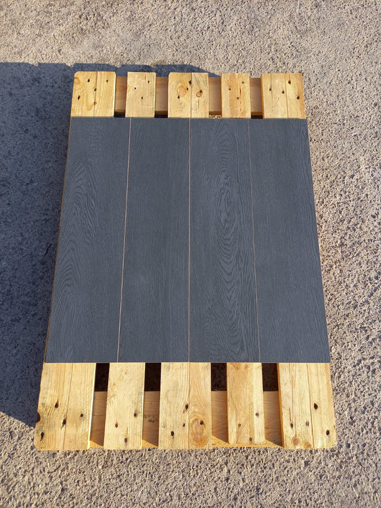 Piastrelle 19x78.9 Natural rovere antracite rettificato matt