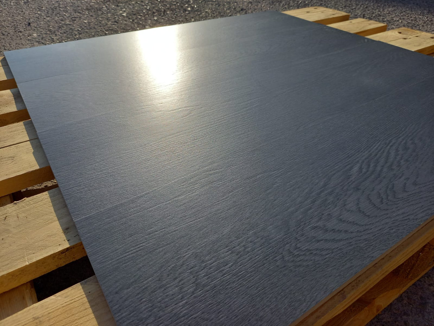 Piastrelle 19x78.9 Natural rovere antracite rettificato matt