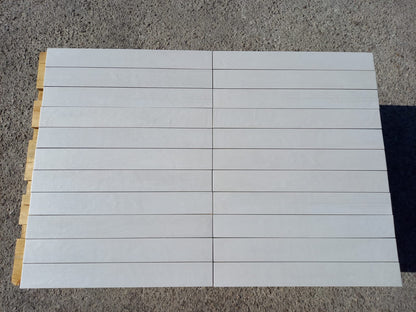 Piastrelle 7.5x60 Elementi farina bianco