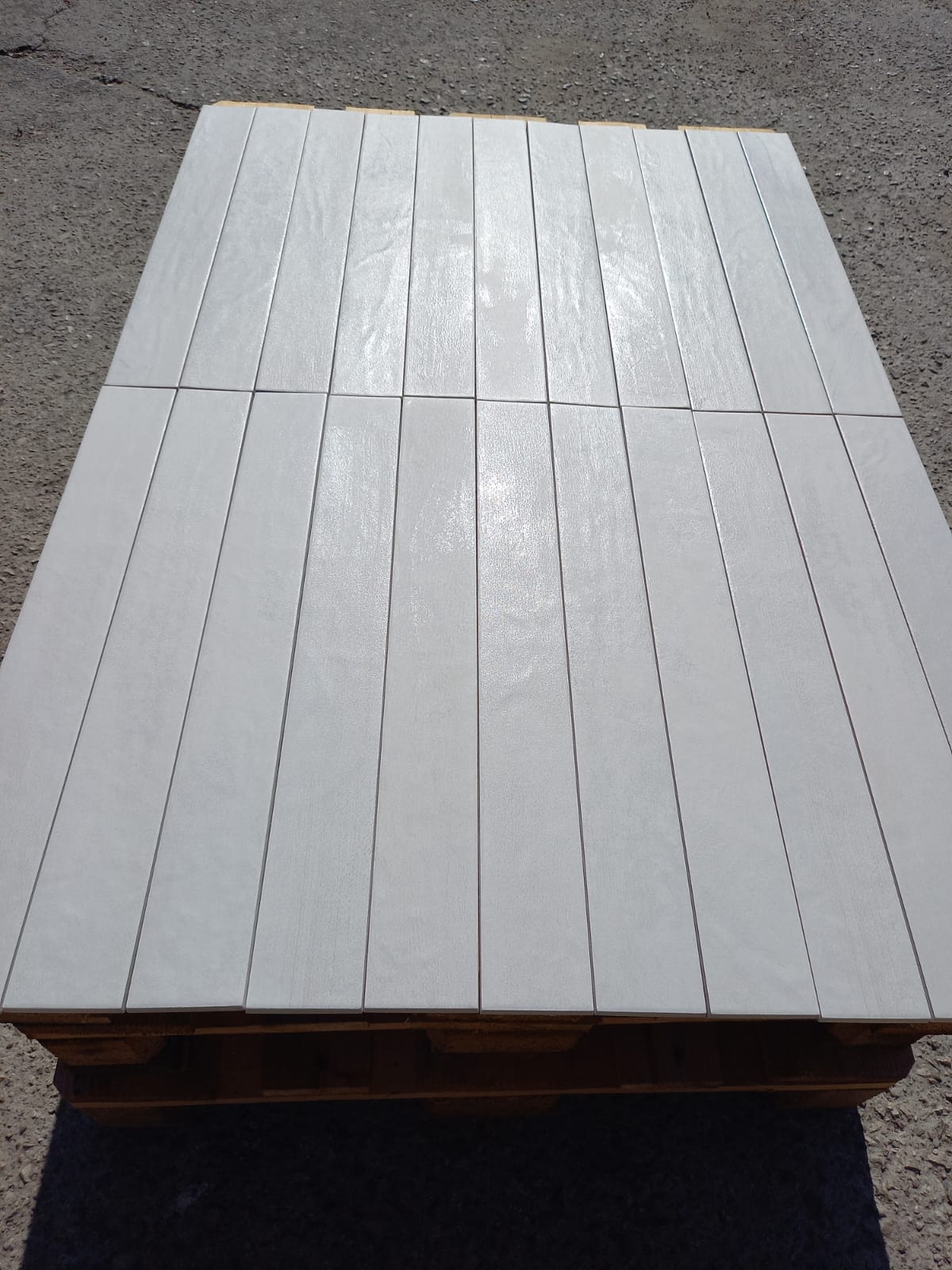 Piastrelle 7.5x60 Elementi farina bianco