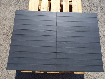 Piastrelle 7.5x60 Elementi nero legno