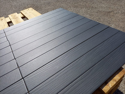 Piastrelle 7.5x60 Elementi nero legno