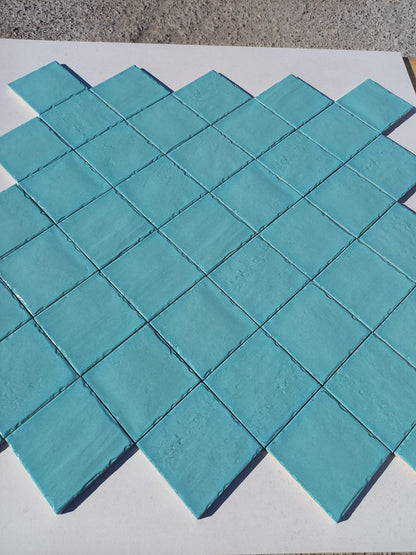 Piastrelle 10x10 Acquamarine matt