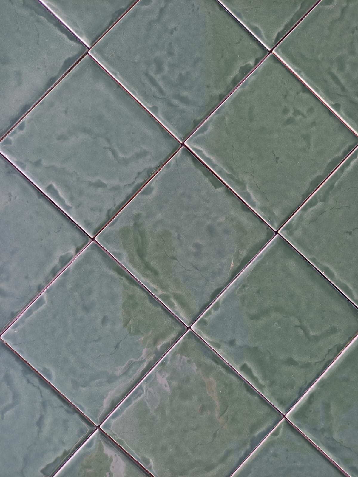 Piastrelle 10x10 Verde bottiglia lucido