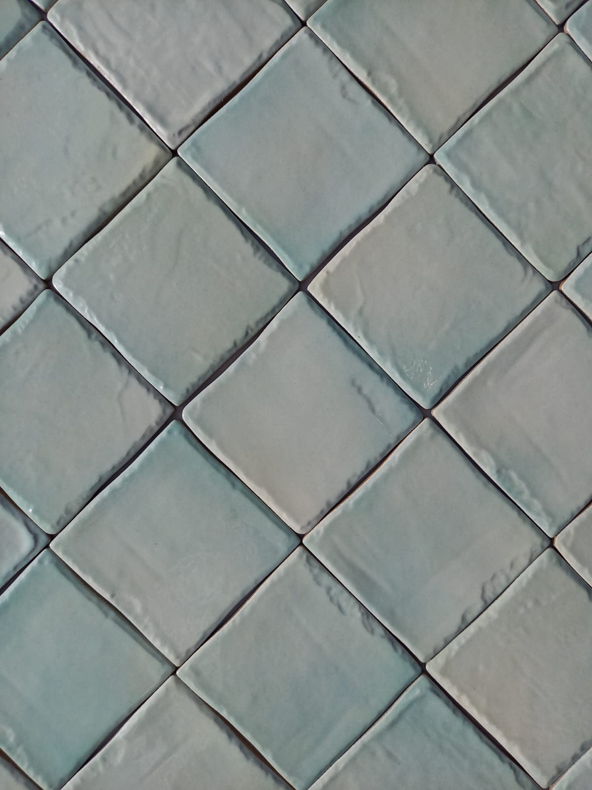 Piastrelle 10x10 Verde chiaro matt