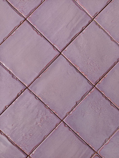 Piastrelle 10x10 Porpora matt