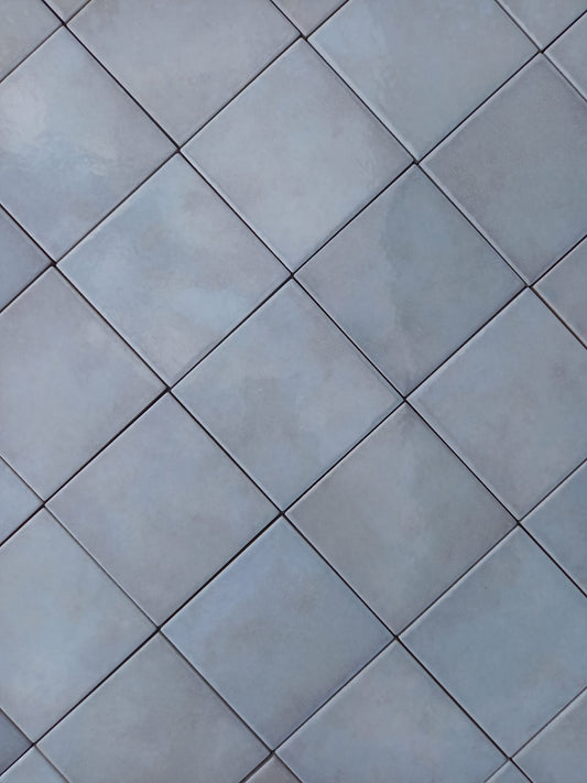 Piastrelle 10x10 Bianco nuvola lucido