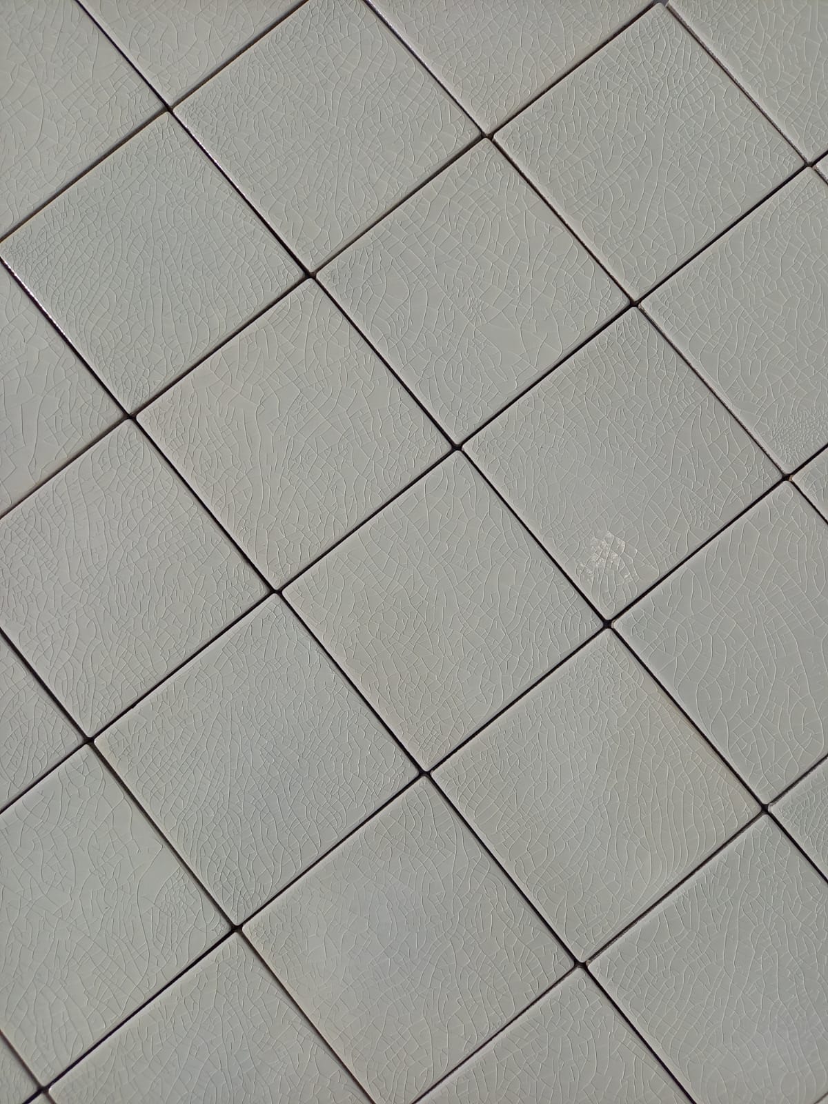 Piastrelle 10x10 Madreperla bianco crackle lucido
