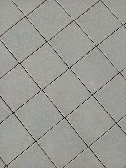 Piastrelle 10x10 Madreperla bianco crackle lucido