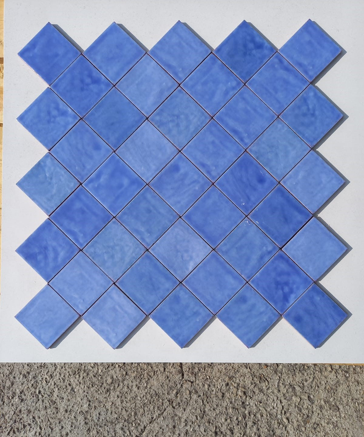 Piastrelle 10x10 Costa azul mare lucido