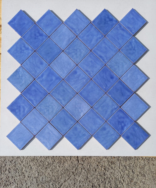 Piastrelle 10x10 Costa azul mare lucido