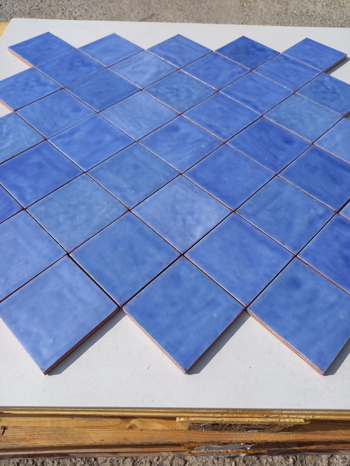 Piastrelle 10x10 Costa azul mare lucido