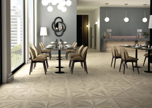 Piastrelle 80x80 Maison chic iroko rettificato