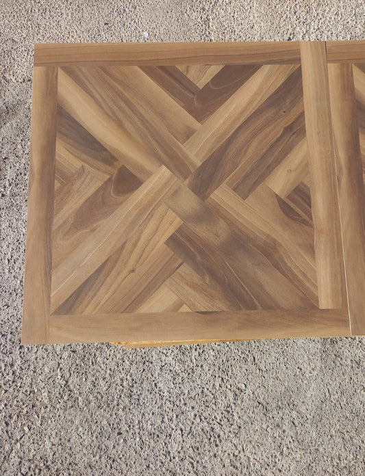 Piastrelle 80x80 Maison noce spina rettificato legno a cassettone