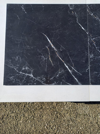 Piastrelle 60x60 Murano noir brill gold rettificato glossy