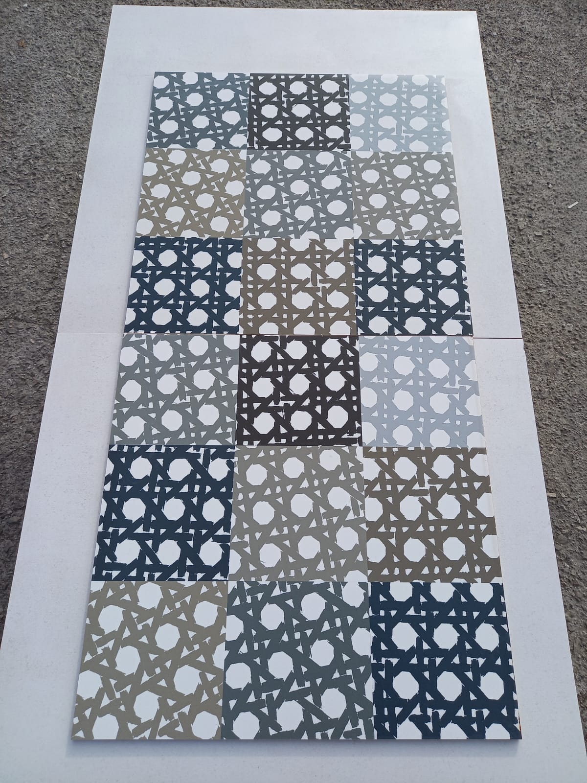 Piastrelle 60x60 Area 50 texture white rettificato matt