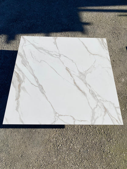 Piastrelle 120x120 Motif calacatta gold rettificato glossy