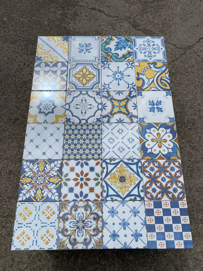 Piastrelle 20x20 Minori luce lux patchwork glossy