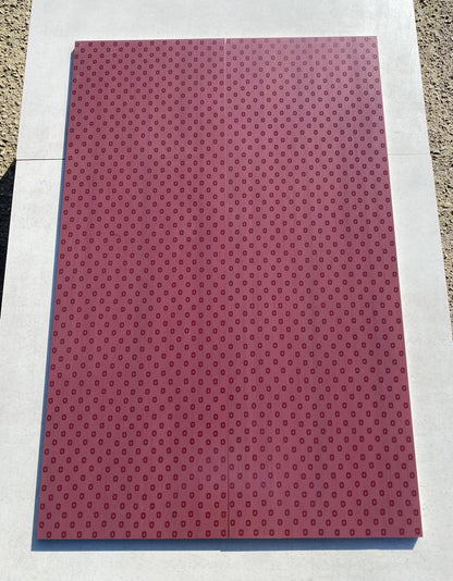 Piastrelle 30.5x91.5 D. Mono bod prugna decorato rettificato matt